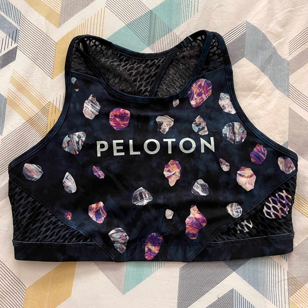 Peloton by With Navy Sports Bra Large